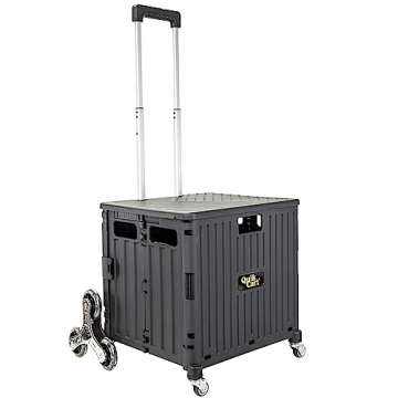 dbest Quik Cart Stair Climber Wheeled Utility Crate