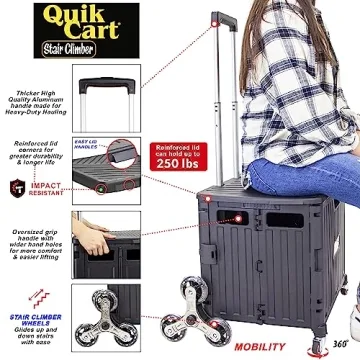 dbest Quik Cart for Stair Climbing and Easy Transport