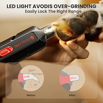 DOG CARE Silent Nail Grinder for Stress-Free Grooming