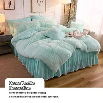 LIFEREVO Faux Fur Pillow Shams for Cozy Home Decor