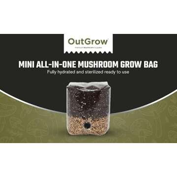Mini All in One Mushroom Grow Bag for Effortless Mushroom Growing