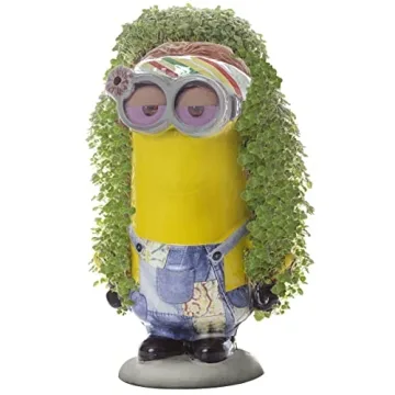 Chia Pet Kevin Minions - Fun Pottery Planter Gift