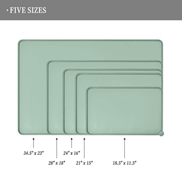 Reopet Waterproof Pet Feeding Mat - Non Spill Design