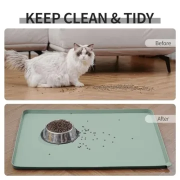 Reopet Waterproof Pet Feeding Mat - Non Spill Design