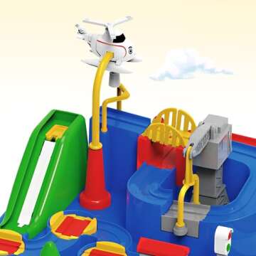 EPPO Race Track for Toddlers 3-5, Kids Race Track Toys for Boy Car Adventure Toy for 3 4 5 6 7 8 Years Old Boys Girls, 3 Mini Car Car Rescue Adventure Toys, Preschool Educational Car Games Gift Toys