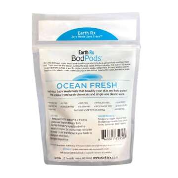 Earth Rx BodPods - Biodegradable & Vegan Moisturizing Body Wash (36 Pack)