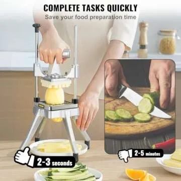 VEVOR Commercial Vegetable Chopper and Cutter for Kitchen Prep