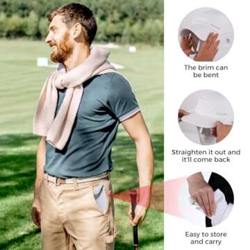 Sukeen Lightweight Sport Visor for Sun Protection