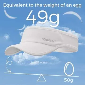Sukeen Lightweight Sport Visor for Sun Protection