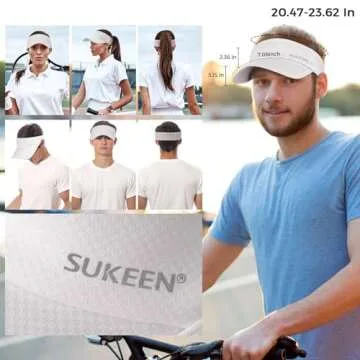 Sukeen Lightweight Sport Visor for Sun Protection