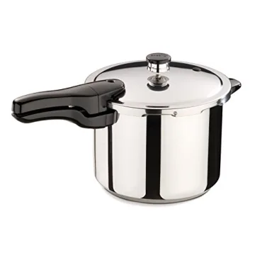 Presto 6-Quart Stainless Steel Pressure Cooker for Quick Meals