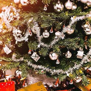 Lulu Home Silver Christmas Ball Ornaments for Holiday Decor