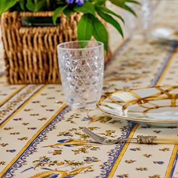 Amelie Michel French Tablecloth - Easy Care, Elegant Design