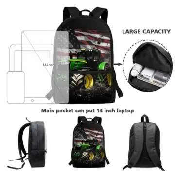 Stylish Talayituse Tractor Backpack Set for Kids