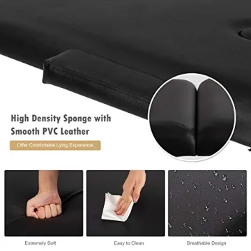 Giantex Portable Massage Table - Adjustable and Lightweight