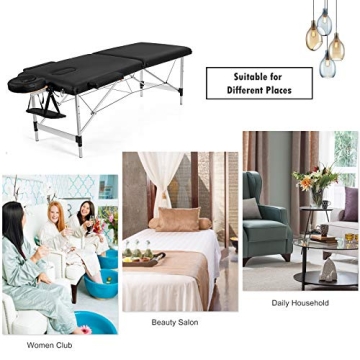 Giantex Portable Massage Table - Adjustable and Lightweight
