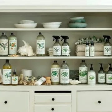 Eco-Friendly Plant-Based Glass Cleaner with Peppermint Oil