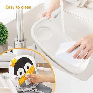 2-in-1 Baby High Chair and Booster Seat for Dining