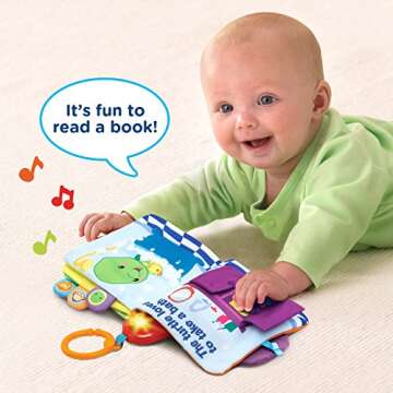 Interactive VTech Baby Peek and Play Book for Infants