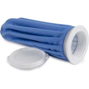 MUELLER Sports Medicine Reusable Ice Pack, Cold Bag for Injuries and Pain Relief, Cold Therapy, Blue, 9 Inch Bag