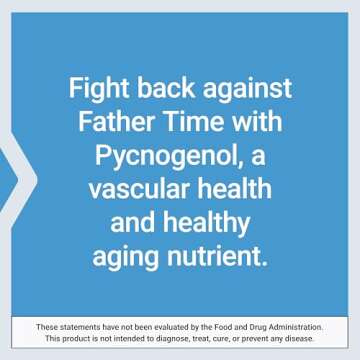 Life Extension Pycnogenol – French Maritime Pine Bark Extract – Scientifically Studied healthy aging & Vascular Health Supplement – Non-GMO, Gluten-Free, Vegetarian – 60 Capsules