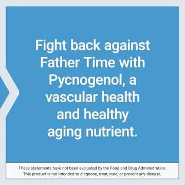 Life Extension Pycnogenol – French Maritime Pine Bark Extract – Scientifically Studied healthy aging & Vascular Health Supplement – Non-GMO, Gluten-Free, Vegetarian – 60 Capsules