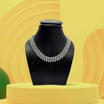 Athizay Collar Necklaces - Indian Hasli Ethnic Silver Jewelry