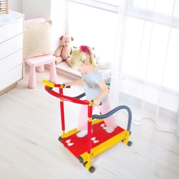 Redmon Kids Manual Treadmill with Monitor for Ages 3-7