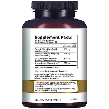 4-in-1 Organic Herbal Supplement for Energy and Balance