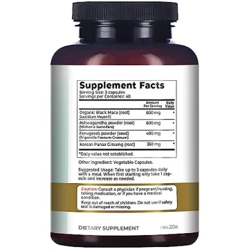 4-in-1 Organic Herbal Supplement for Energy and Balance
