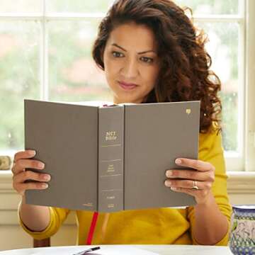 NET Bible, Full-notes Edition, Cloth over Board, Gray, Comfort Print: Holy Bible