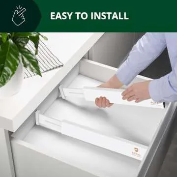 Adjustable Bamboo Drawer Organizers - Royal Craft Wood