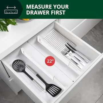 Adjustable Bamboo Drawer Organizers - Royal Craft Wood