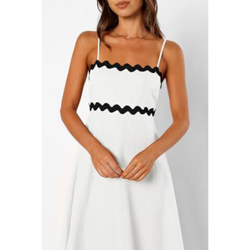 Dowerme Women’s Spaghetti Strap Summer Maxi Dress