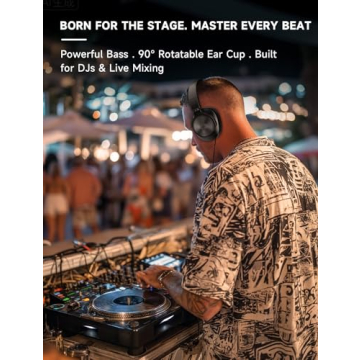 AOC Bluetooth Over Ear Headphones with 72H Battery and Mic