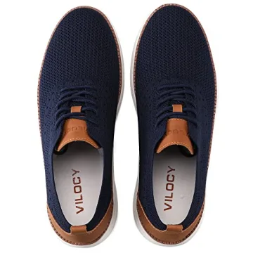 VILOCY Men's Dress Sneakers Lightweight Casual Fashion Shoes