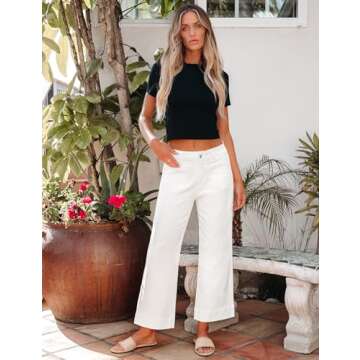 Luvamia Stylish High Waisted Flare Jeans for Women