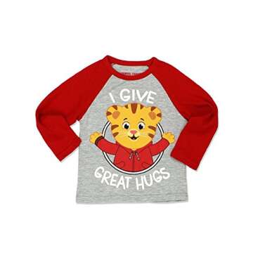 Daniel Tiger Boy's Long Sleeve Tee (Toddler)