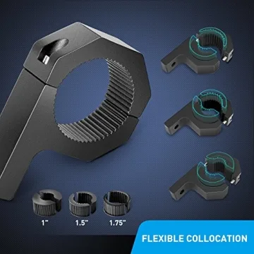 Nilight 90020B Mounting Bracket Kit for LED Light Bars