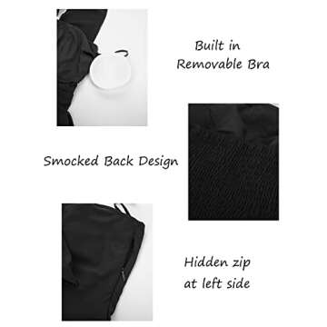 Elegant Belle Poque Women's Halter Jumpsuit in Black, XL