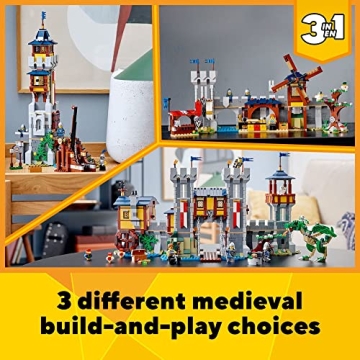 Explore LEGO Creator 3-in-1 Medieval Castle - Build & Play