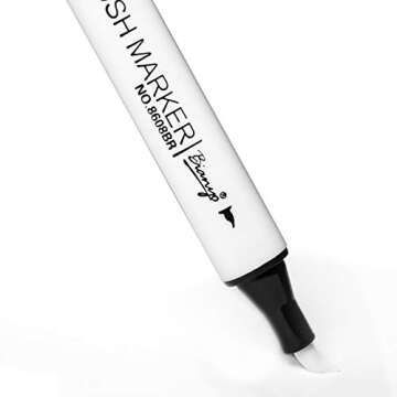 Bianyo 24 Colors Brush Markers - Dual Tip Art Marker Set for Creative Projects