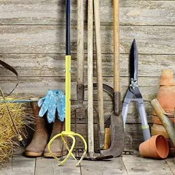 Altdorff Manual Twist Tiller for Gardening, Garden Claw Hand Tiller, Steel Cultivator Tiller Lawn Aerator Soli Lossener for Gardening Bed and Plant Box