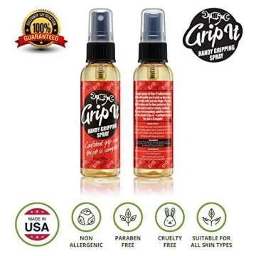 SPIN IT GRIPPING SOLUTION - Better Hand Grip Spray for Pole Dancing, Aerial Silks - Supercharge Tenn...