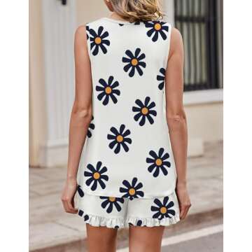 Ekouaer Women's Summer Pajama Sets - Comfort & Style