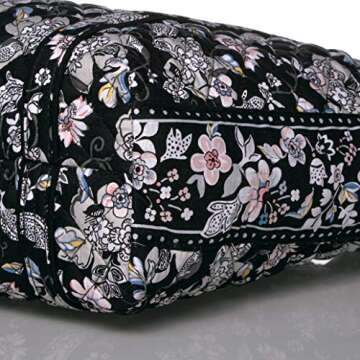Vera Bradley Women's Cotton Small Vera Tote Bag, Holland Garden, One Size