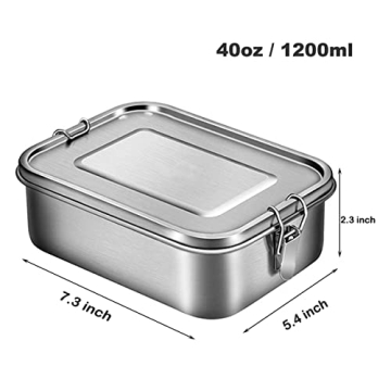 UPTRUST Leak Proof Stainless Steel Bento Box for Lunch