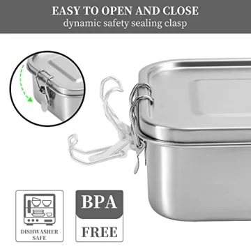 UPTRUST Leak Proof Stainless Steel Bento Box for Lunch