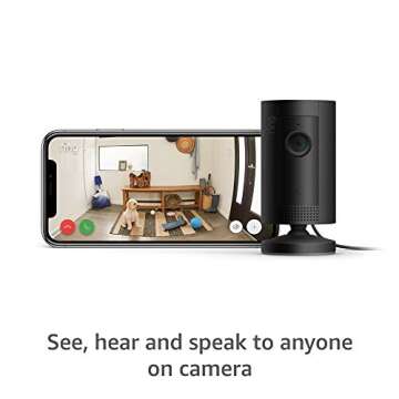 Ring Indoor Cam (1st Gen), Compact Plug-In HD security camera with two-way talk, Works with Alexa - ...