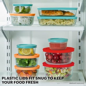 Pyrex 12-Pack Mixed Glass Storage Containers